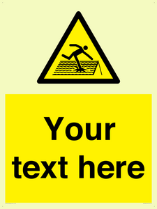 Custom Figure on Roof Sign